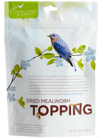 Dried Mealworm Topping (3.53oz) - Click Image to Close